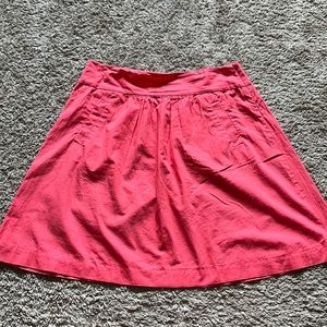 J crew skirt- coral